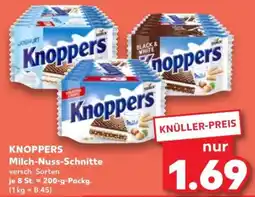 Kaufland KNOPPERS Milch-Nuss-Schnitte Angebot