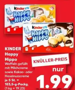 Kaufland Kinder happy hippo Angebot
