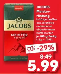 Kaufland Jacobs meisterröstung Angebot