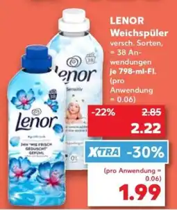 Kaufland Lenor weichspüler Angebot