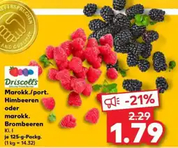 Kaufland Driscoll's Himbeeren oder Brombeeren Angebot