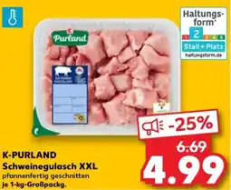 Kaufland K-PURLAND Schweinegulasch XXL Angebot
