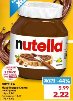 Kaufland Nutella nuss-nugat-creme Angebot