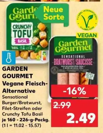 Kaufland Garden gourmet vegane fleisch alternative Angebot