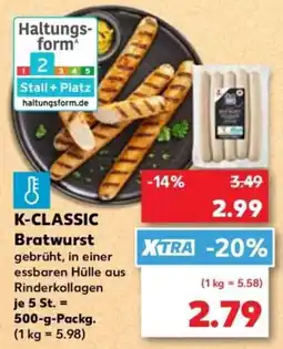 Kaufland K-classic bratwurst Angebot
