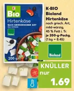 Kaufland K-BIO Bioland Hirtenkäse Angebot