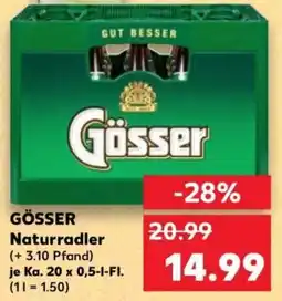 Kaufland Gösser naturradler Angebot
