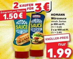 Kaufland Homann würzsauce Angebot