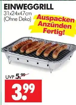 Wreesmann Einweggrill Angebot