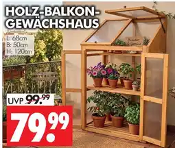 Wreesmann Holz-balkon-gewächshaus Angebot
