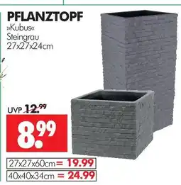 Wreesmann Pflanztopf kubus Angebot