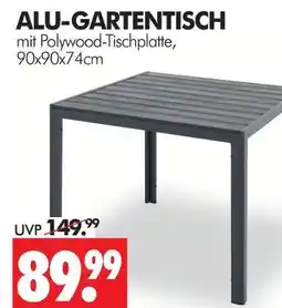 Wreesmann Alu-gartentisch Angebot