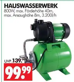 Wreesmann Hauswasserwerk Angebot