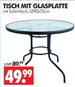 Wreesmann Tisch mit glasplatte Angebot