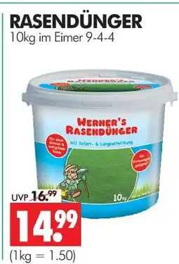 Wreesmann Werner's rasendünger Angebot