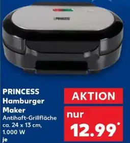 Kaufland Princess hamburger maker Angebot