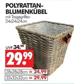 Wreesmann Polyrattan-blumenkübel Angebot