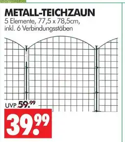 Wreesmann Metall-teichazaun Angebot