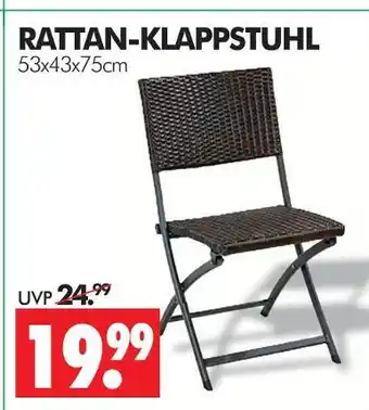 Wreesmann Rattan-klappstuhl Angebot