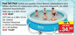 Zimmermann Bestway fast set pool Angebot