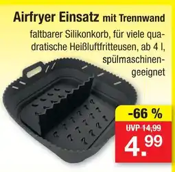 Zimmermann Airfryer einsatz mit trennwand Angebot