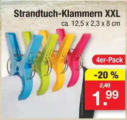 Zimmermann Strandtuch-klammern xxl Angebot