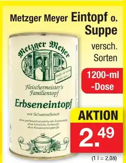 Zimmermann Metzger meyer eintopf o. suppe Angebot