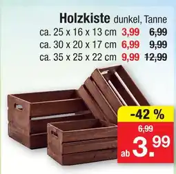 Zimmermann Holzkiste Angebot
