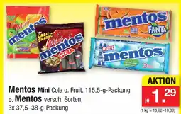 Zimmermann Mentos mini cola o. fruit Angebot