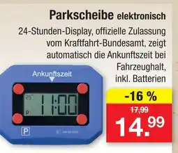 Zimmermann Parkscheibe elektronisch Angebot