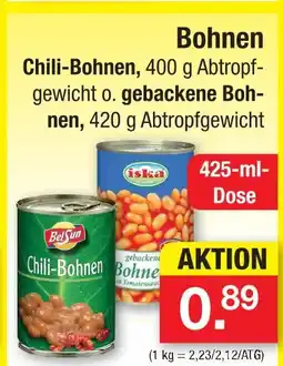 Zimmermann Belsun bohnen Angebot