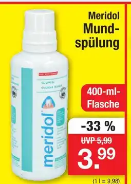 Zimmermann Meridol mundspülung Angebot