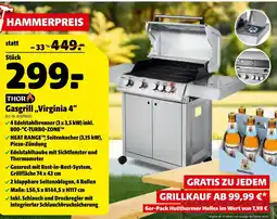 Hagebau Thor gasgrill virginia 4 Angebot