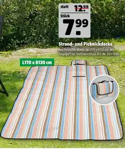 Hagebau Strand- und picknickdecke Angebot