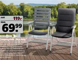 Hagebau Brunner campingstuhl skye aria Angebot