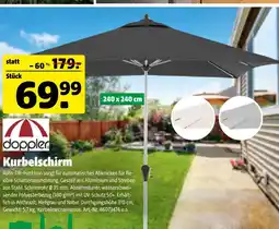 Hagebau Doppler kurbelschirm Angebot