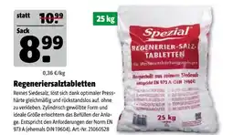 Hagebau Spezial regeneriersalztabletten Angebot