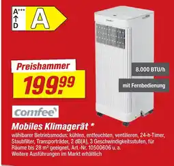 toom Baumarkt Comfee mobiles klimagerät Angebot