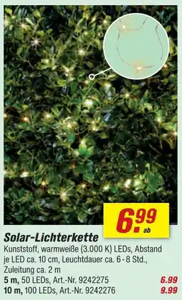toom Baumarkt Solar-lichterkette Angebot