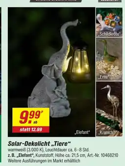 toom Baumarkt Solar-dekolicht „tiere“ Angebot