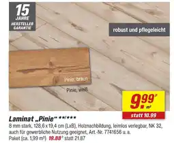 toom Baumarkt Laminat pinie Angebot