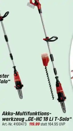 toom Baumarkt Einhell akku-multifunktionswerkzeug „ge-hc 18 li t-solo“ Angebot