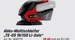 toom Baumarkt Akku-multischleifer „te-os 18/150 li-solo“ Angebot