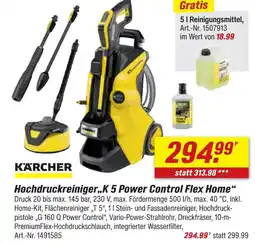toom Baumarkt Kärcher hochdruckreiniger „k 5 power control flex home“ Angebot
