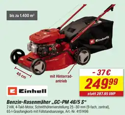 toom Baumarkt Einhell benzin-rasenmäher „gc-pm 46/5 s“ Angebot