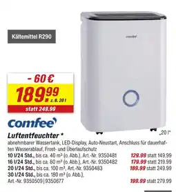 toom Baumarkt Comfee luftentfeuchter 10 l/24 std Angebot