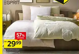 XXXLutz Esprit seersucker-bettwäsche-garnitur „bente“ ca. 135 x 200 und 80 x 80 cmm Angebot