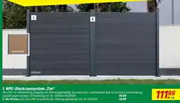 toom Baumarkt Wpc-steckzaunsystem „tim“ Angebot