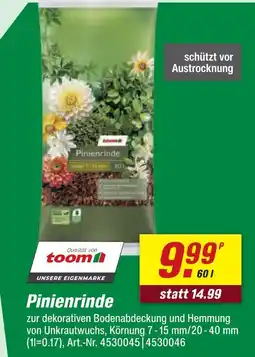 toom Baumarkt Toom pinienrinde Angebot