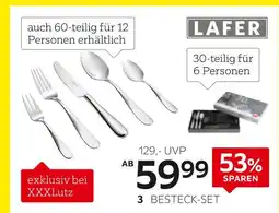 XXXLutz Lafer lafer besteck-set „pure one“ 30-teilig Angebot